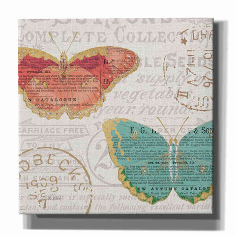 Image of 'Bookshelf Botanical VII' by Katie Pertiet, Canvas Wall Art