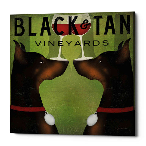 Image of 'Double Doberman Vineyards' by Ryan Fowler, Canvas Wall Art
