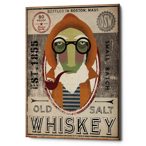 Image of 'Fisherman II Old Salt Whiskey' by Ryan Fowler, Canvas Wall Art
