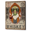'Fisherman II Old Salt Whiskey' by Ryan Fowler, Canvas Wall Art
