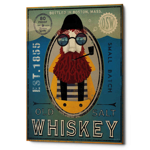 Image of 'Fisherman IV Old Salt Whiskey' by Ryan Fowler, Canvas Wall Art