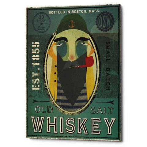 Image of 'Fisherman VII Old Salt Whiskey' by Ryan Fowler, Canvas Wall Art