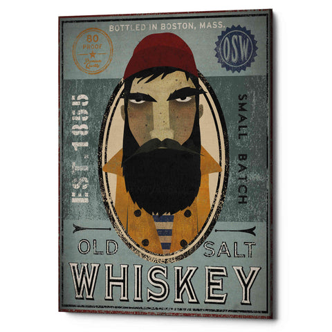 Image of 'Fisherman VI Old Salt Whiskey' by Ryan Fowler, Canvas Wall Art