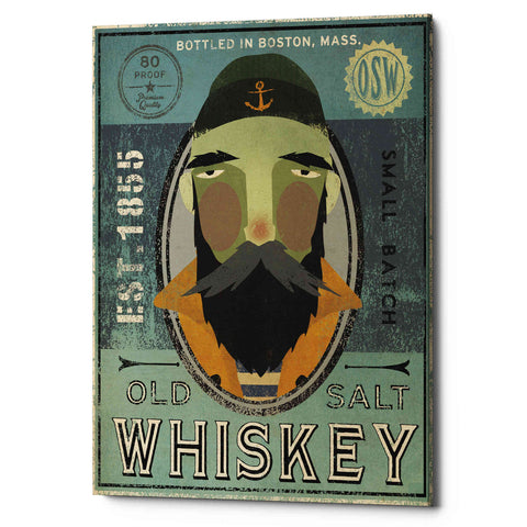 Image of 'Fisherman V Old Salt Whiskey' by Ryan Fowler, Canvas Wall Art