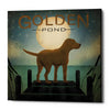 'Moonrise Yellow Dog - Golden Pond' by Ryan Fowler, Canvas Wall Art