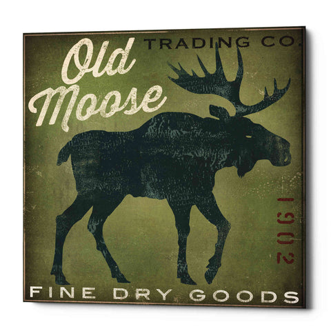 Image of 'Old Moose Trading Co. - green' by Ryan Fowler, Canvas Wall Art