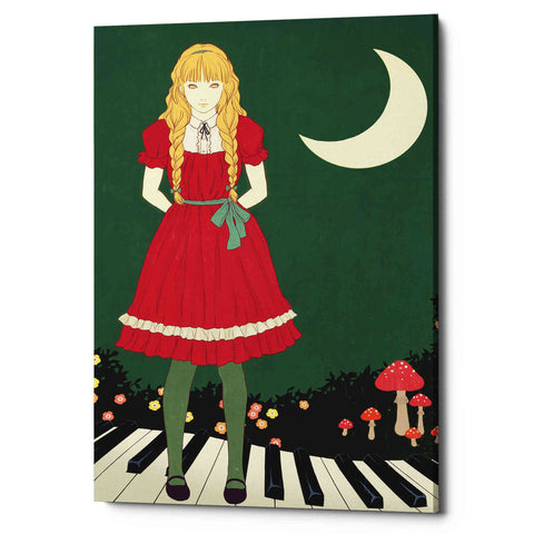 Image of 'Crescent Moon' by Sai Tamiya, Canvas Wall Art