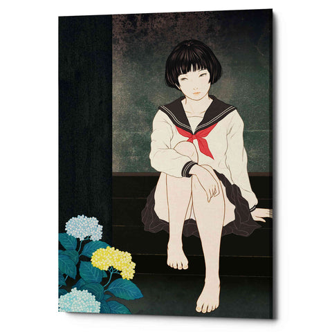 Image of 'Hydrangea' by Sai Tamiya, Canvas Wall Art