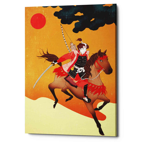 Image of 'Samurai' by Sai Tamiya, Canvas Wall Art