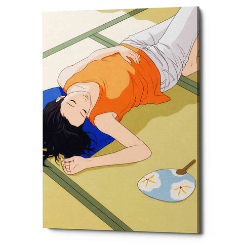 Image of 'Sleeping Woman' by Sai Tamiya, Canvas Wall Art