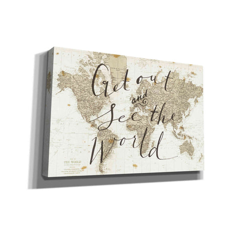 Image of 'Get Out and See the World' by Sara Zieve Miller, Canvas Wall Art