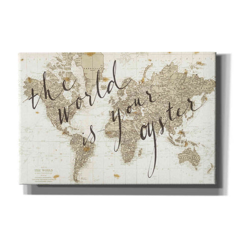 Image of 'The World is Your Oyster' by Sara Zieve Miller, Canvas Wall Art