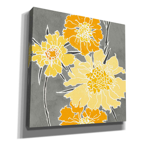Image of 'Cloisonne Beauty I Gray' by Shirley Novak, Canvas Wall Art