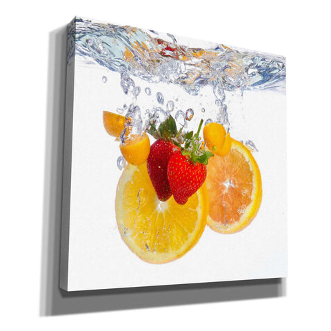 Image of 'Fruit Splash I' Giclee Canvas Wall Art