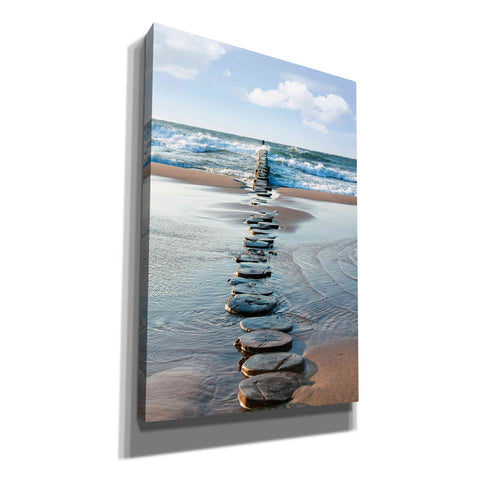 Image of 'Stepping Stones' Canvas Wall Art,Size A Portrait