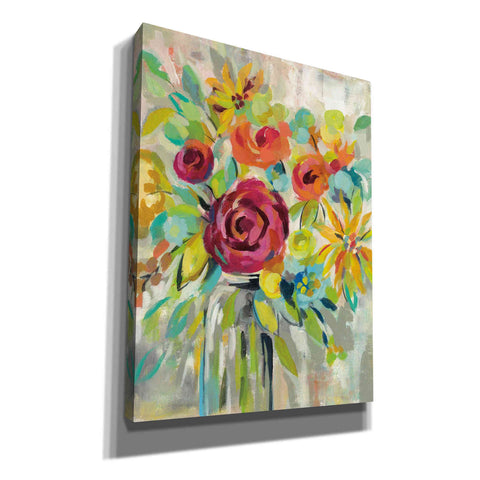 Image of 'Flower Still Life I' by Silvia Vassileva, Canvas Wall Art,Size 1 Square