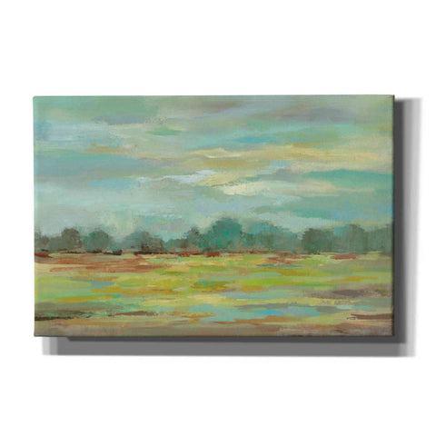 Image of 'Teal Forest' by Silvia Vassileva, Canvas Wall Art,Size 1 Square