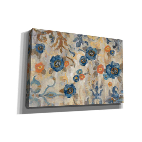 Image of 'Flowers and Fragments' by Silvia Vassileva, Canvas Wall Art,Size 1 Square