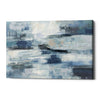 'Clear Water Indigo and Gray' by Silvia Vassileva, Canvas Wall Art,Size A Landscape
