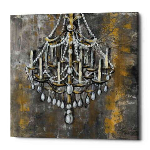 Image of 'Vintage Chandelier I' by Silvia Vassileva, Canvas Wall Art,Size 1 Square