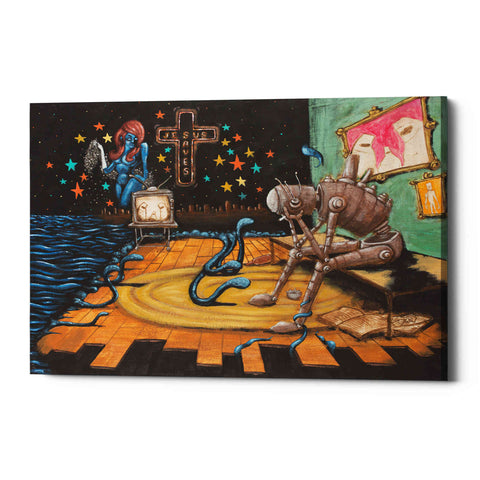 Image of 'Jesus Saves' by Craig Snodgrass, Canvas Wall Art