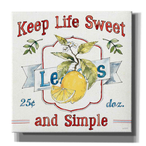 Image of 'Fruit Stand II' by Anne Tavoletti, Canvas Wall Art