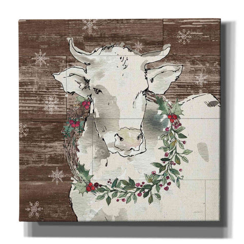 Image of 'Modern Farmhouse XII Walnut' by Anne Tavoletti, Canvas Wall Art