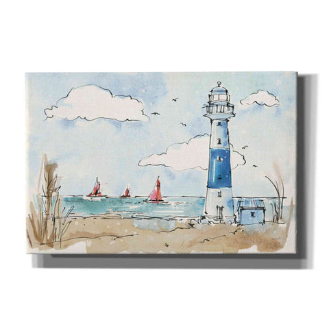 Image of 'Coastal Life II' by Anne Tavoletti, Canvas Wall Art