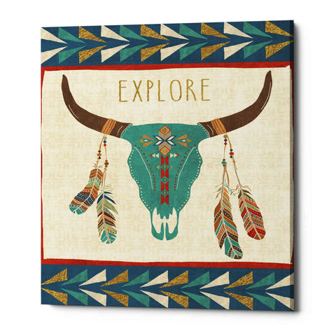 Image of 'Southwest at Heart II FLAG' by Veronique Charron, Canvas Wall Art