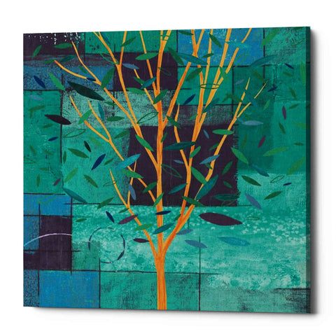 Image of 'Watercolor Forest V Peacock' by Veronique Charron, Canvas Wall Art