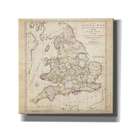 Image of 'Towns, Castles & Abbeys in England & Wales' by Unknown Giclee Canvas Wall Art