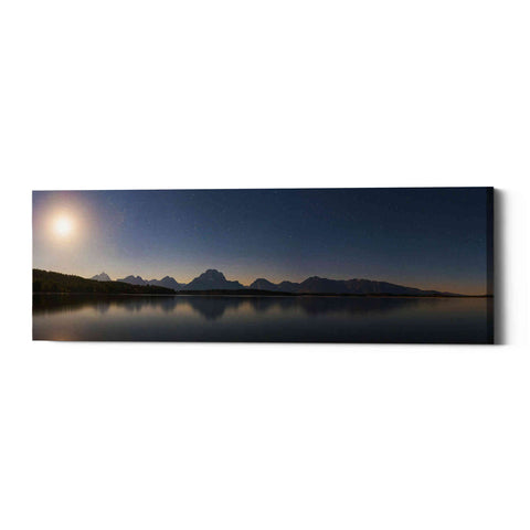 Image of 'Jackson Lake Moon' by Darren White, Canvas Wall Art