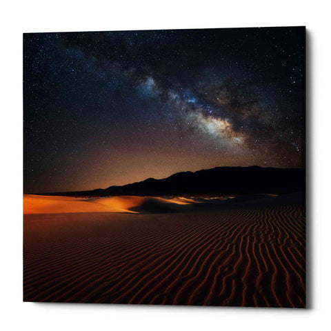 Image of 'Milky Way Over Mesquite Dunes' by Darren White, Canvas Wall Art