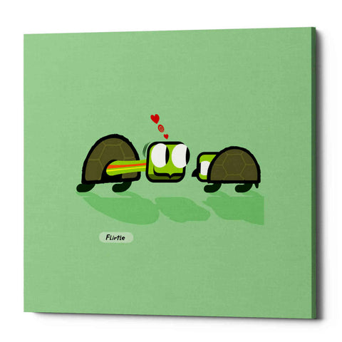 Image of 'Flirtle' by Chuck Wimmer, Canvas Wall Art