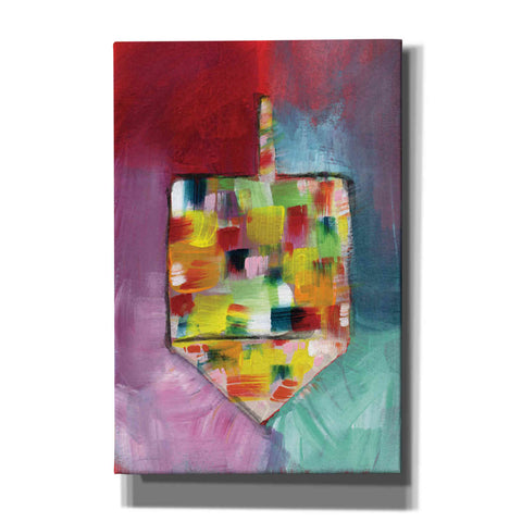 Image of 'Dreidel of Many Colors' by Linda Woods, Canvas Wall Art