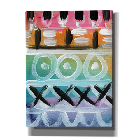 Image of 'Fiesta III' by Linda Woods, Canvas Wall Art