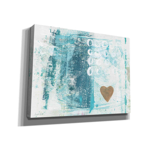 Image of 'Heart In The Sand' by Linda Woods, Canvas Wall Art