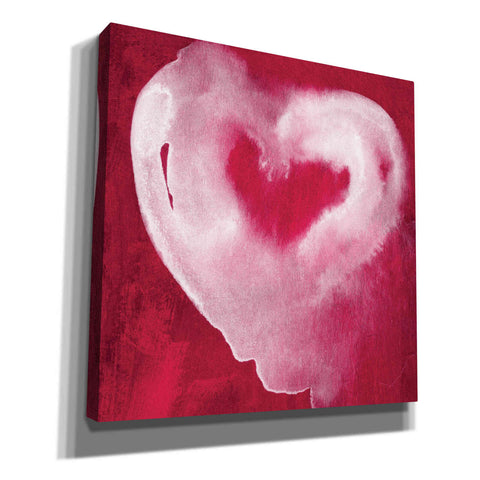 Image of 'Hot Pink Heart' by Linda Woods, Canvas Wall Art