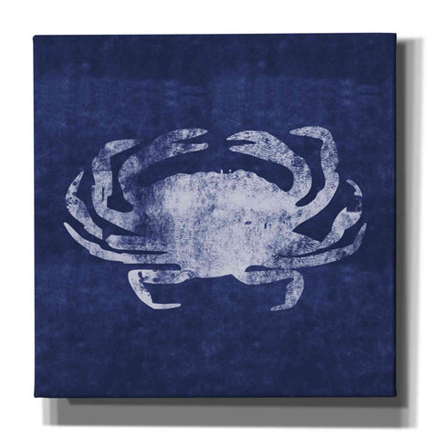 Image of 'Indigo Crab' by Linda Woods, Canvas Wall Art