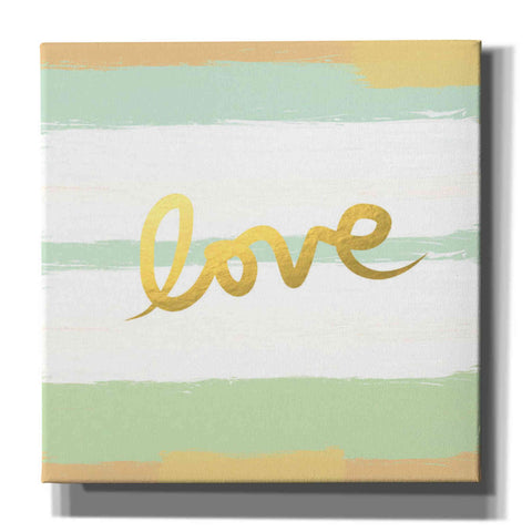 Image of 'Love Stripes' by Linda Woods, Canvas Wall Art