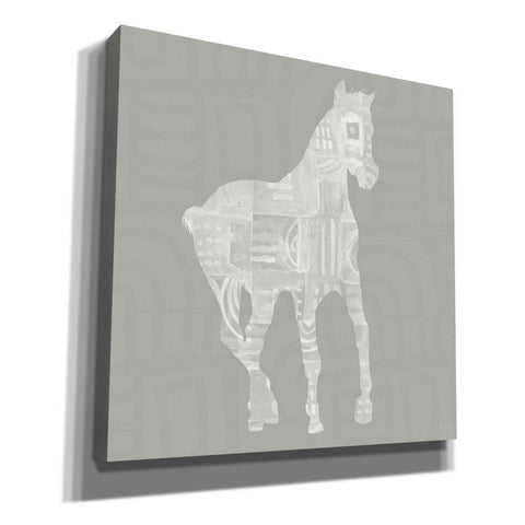 Image of 'Modern Farm Horse III' by Linda Woods, Canvas Wall Art
