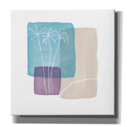 Image of 'Palm Trees And Sand' by Linda Woods, Canvas Wall Art