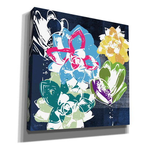 Image of 'Colorful Succulents II' by Linda Woods, Canvas Wall Art