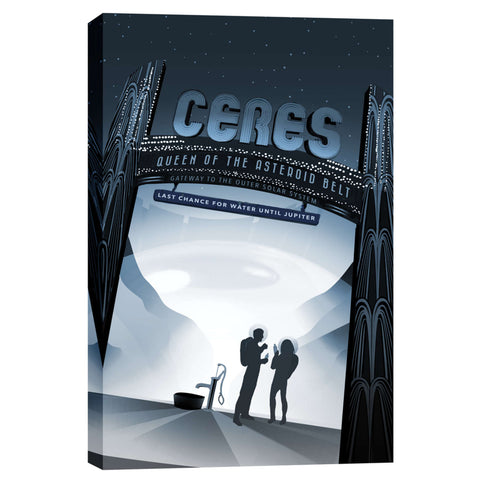 Image of 'Visions of the Future: Ceres' Canvas Wall Art