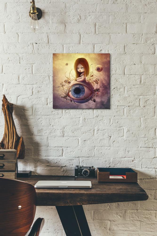 'Big Brother Sin' by Mario Sanchez Nevado, Canvas Wall Art,12x12
