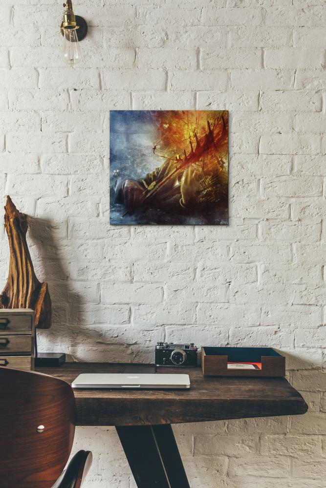 'A Look Into The Abyss' by Mario Sanchez Nevado, Canvas Wall Art,12x12