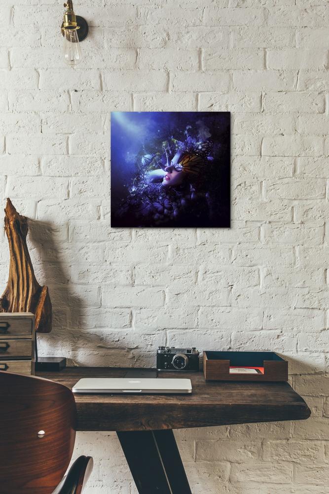 'Last Travel of the Butterflies' by Mario Sanchez Nevado, Canvas Wall Art,12x12