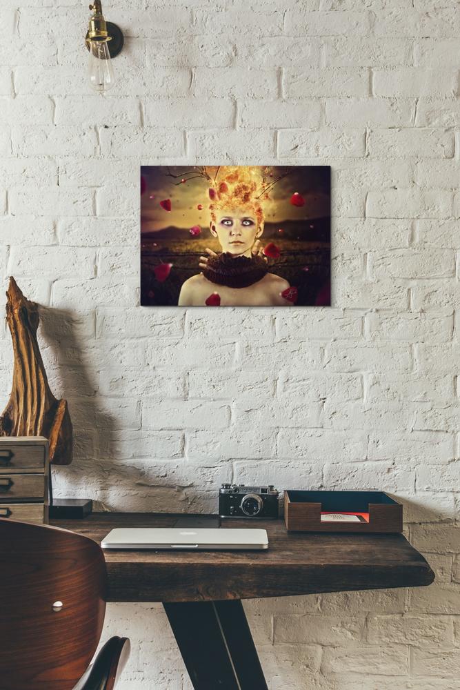 'Enjoy The Silence' by Mario Sanchez Nevado, Canvas Wall Art,16x12