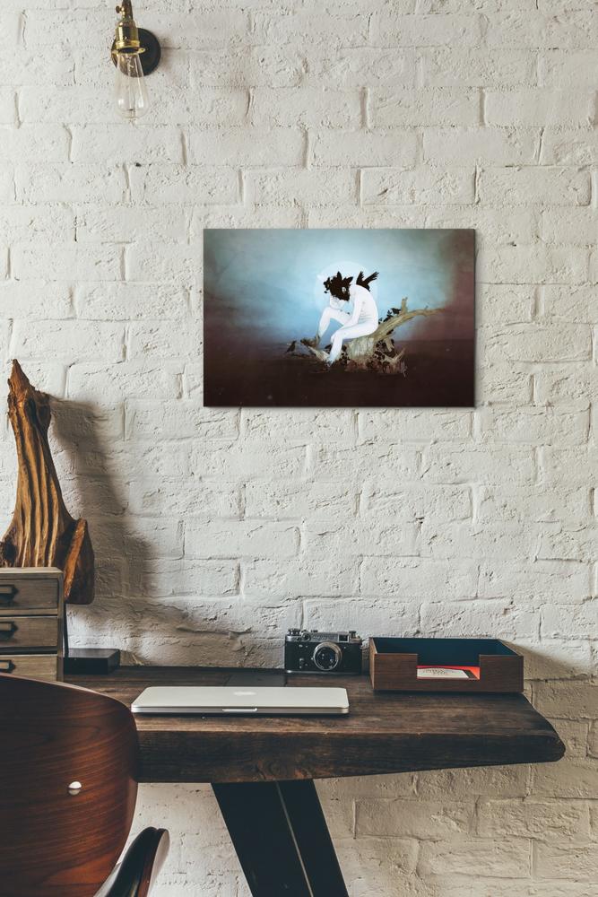 'Black Lake' by Mario Sanchez Nevado, Canvas Wall Art,12x18