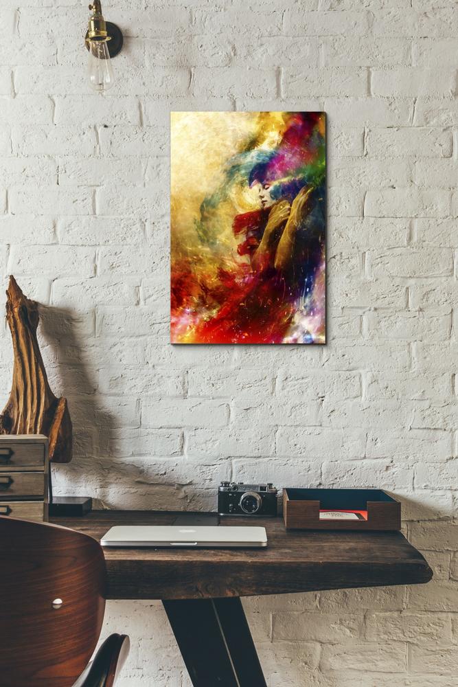 'Golden Gloom' by Mario Sanchez Nevado, Canvas Wall Art,12x18